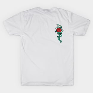 snake and rose tattoo T-Shirt